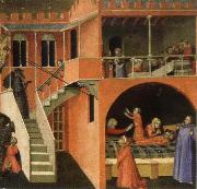 Ambrogio Lorenzetti Miracles of St.Nicholas china oil painting reproduction